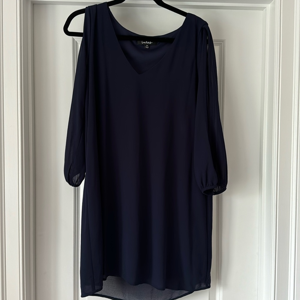 Lulus navy dress